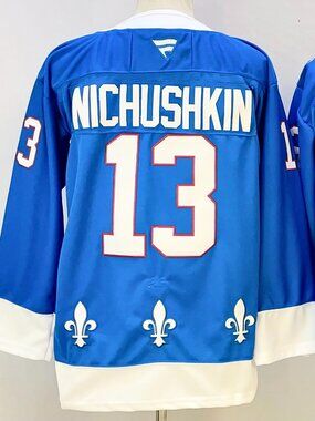 Valeri Nichushkin Blue Alternate Jersey
